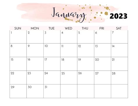Heres The Cute January 2023 Calendar I Could Find