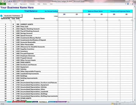 Bookkeeping Excel Spreadsheet Template Free —