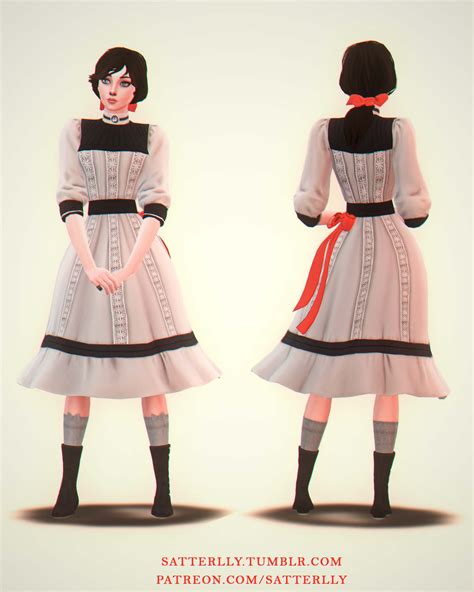 Sims 4 Elizabeth Outfit Bioshock Infinite Micat Game