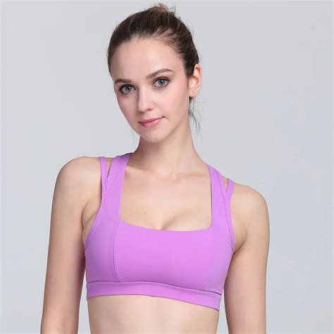 3 Colors Women Padded Sleeveless Cut Out Cross Straps Yoga Running Gym