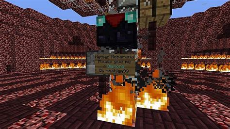 Nether Mobarena And Lobby Download Minecraft Map