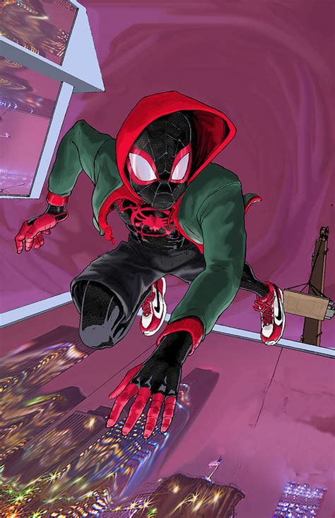 Miles Morales Spider Man By Shinlyle On Deviantart