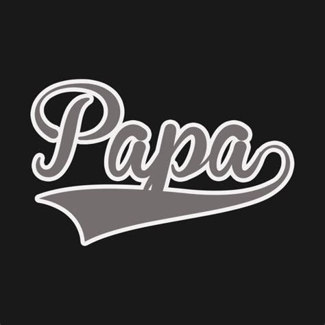 Papa Logo Papa Pin Teepublic