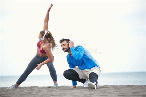 Fitness On The Beach Stock Photo Image Of Plait Cool 8016736