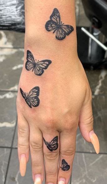 Butterfly Tattoos Hand Tattoos For Girls Tattoos Pretty Hand Tattoos