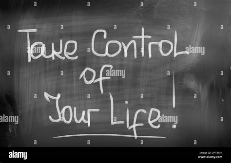 Take Control Of Your Life Concept Stock Photo Alamy
