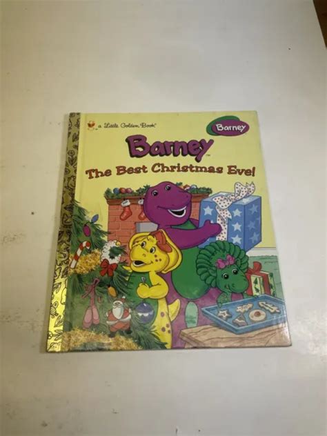 A Little Golden Book Barney The Best Christmas Eve Hardcover 1997
