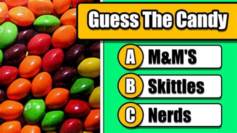 How Many Candies Can You Guess Candy Quiz Youtube