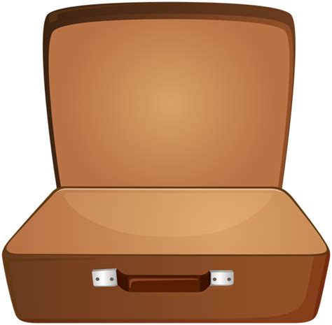 Brown Open Suitcase Png Clipart Gallery Yopriceville High Quality