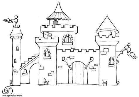 15 Authentique Coloriage De Chateau Images en 2020  Coloriage, Dessin
