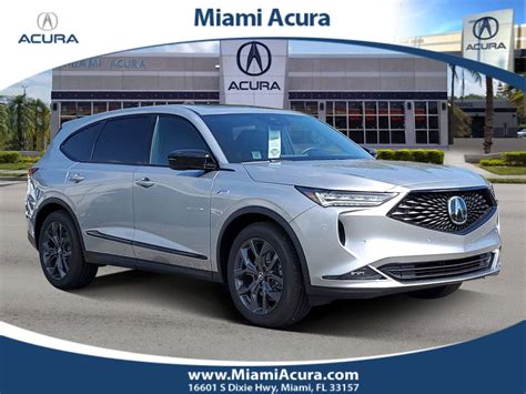 New 2023 Acura Mdx Sh Awd With A Spec Package Sport Utility In Miami