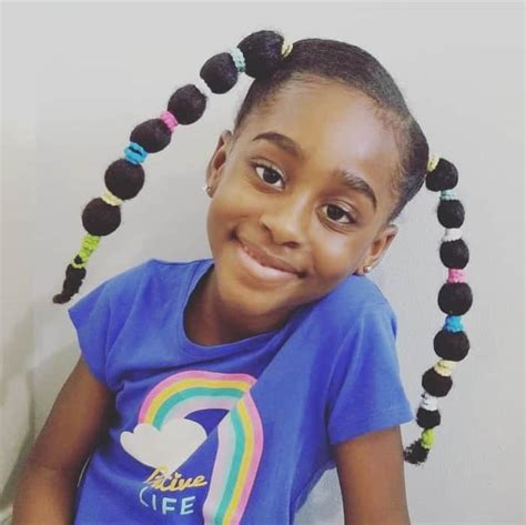 20 Cute And Easy Natural Hairstyles For Your Little Girls Hairstylecamp
