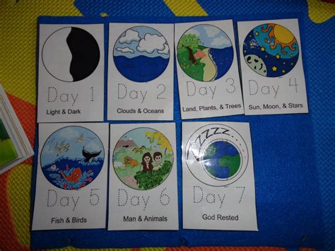 Creation Of Earth In 7 Days Sunday School Crafts Creation Activities
