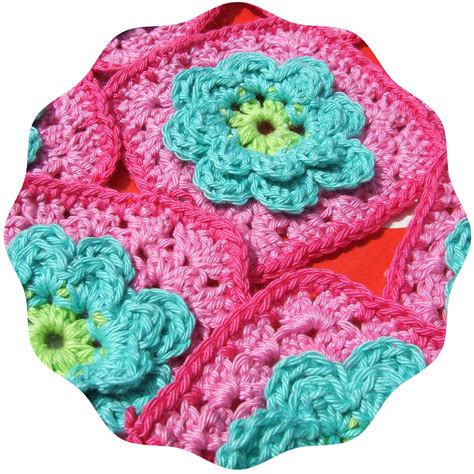 Patroon Bloem Granny (Flower Granny) (With images) | Granny square ...
