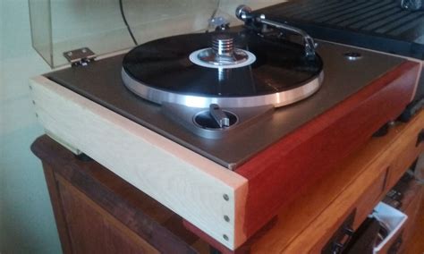 My First Turntable Wood Box Built With Sapele And Maple Box Building