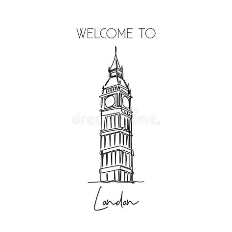 Clock Tower Line Drawing Stock Illustrations 302 Clock Tower Line