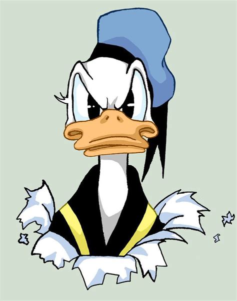 Donald Duck By Isqariot On Deviantart The Duck Pato Donald Enojado Dibujos De Disney Y