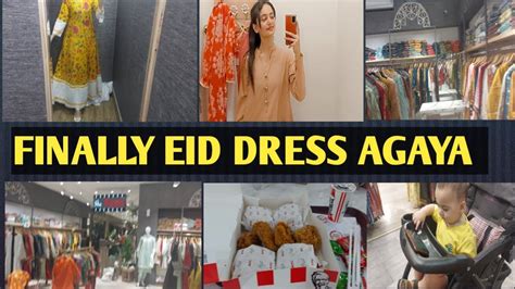 Eid Dress Final Hogaya🤩eid Ki Tayariya 🥰 Manal Aziz Vlogs Youtube