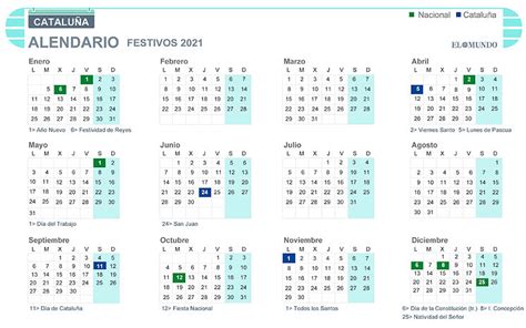 Calendario Laboral 2021 Barcelona Para Imprimir Calendario Laboral En