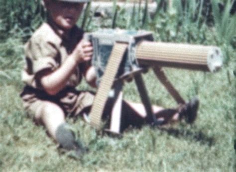 Roberts John Children Playing War Games In A Suburban Backyard C1941