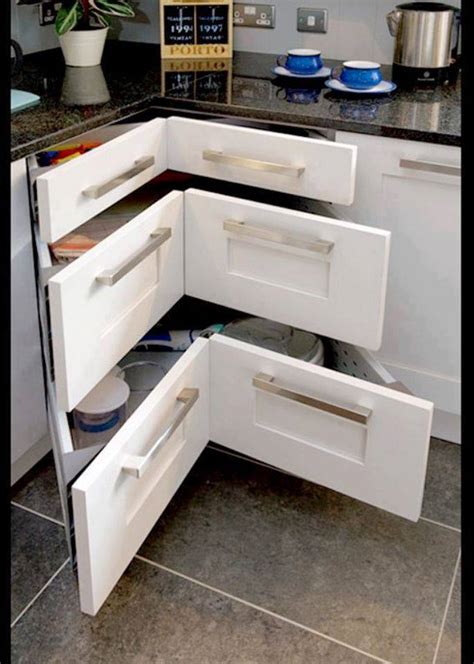 Here are some ideas to organize storage even in the kitchen corners, which are usually considered dead spaces. Clever Kitchen Cabinet Storage Ideas - Home Decor