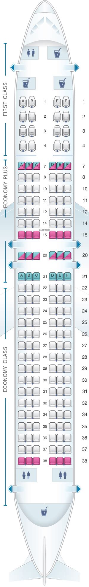 Seat Map United Airlines Boeing B737 800 Version 4 Seatmaestro
