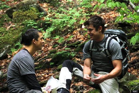Zac Efron Eats Worms And Goes Shirtless With Bear Grylls On Running