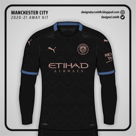Manchester City 2020 21 Away Shirt Prediction Football Shirt Culture