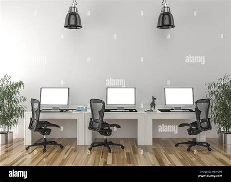 Empty Office Space Stock Photo Alamy