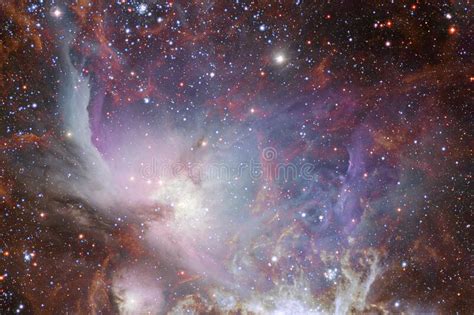 Cluster Of Stars Nebula Elements Of This Image Furnished By Nasa