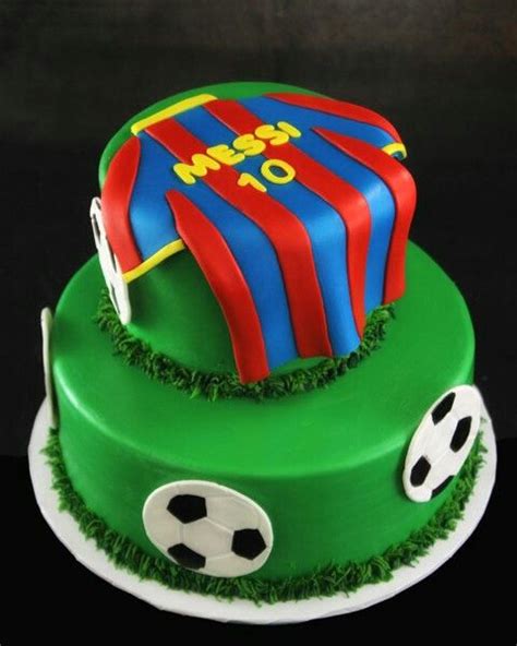 Choosing a cake for a birthday boy should be an enjoyable experience, there are so many themes to choose from! Messi soccer cake | BD Party ideas in 2019 | Soccer cake, Cake, Football cakes for boys