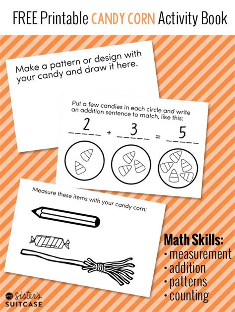 Printable Candy Corn Math Activities My Sisters Suitcase Packed