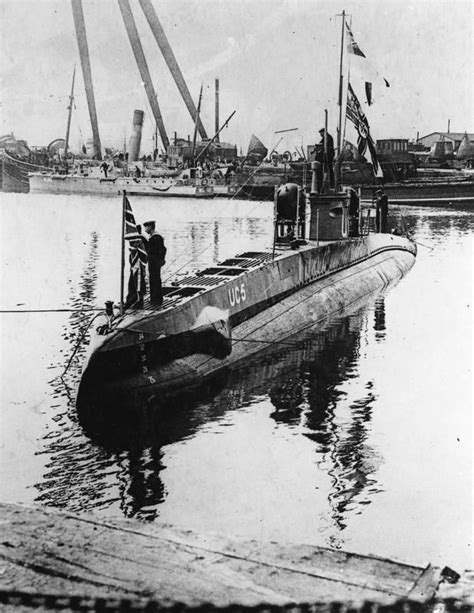 German Submarine U C 5 After The Surrender Boat Submarines