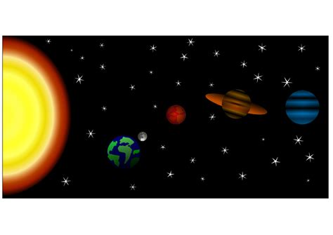 System solar, sistema solar - Openclipart