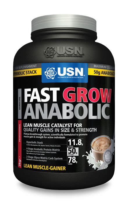 Usn Fast Grow Anabolic All In One Lean Muscle Knee Pain Overnight Can