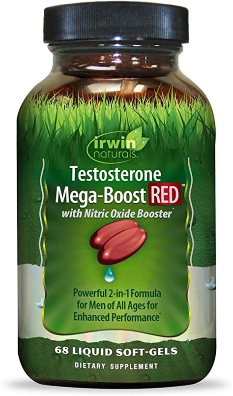 Testosterne Mega Boost Red Irwin Naturals 68 Softgel