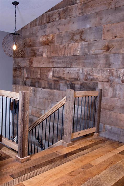 Reclaimed Barn Wood Wall Covering For Rustic Charm