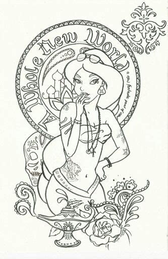 Jasmine Disney Punk Rock By Liisa Drawiings Ldrawiings On Fb