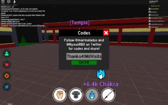 On your gameplay screen, find and click the twitter button. Anime Fighting Simulator Codes - Roblox Music Codes