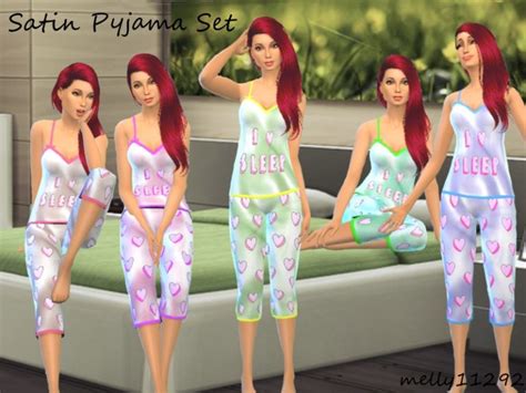 I Love Sleep Pyjama Set The Sims 4 Catalog