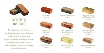 Bricks Metric And Imperial Bricks From Aw Mobbs Of