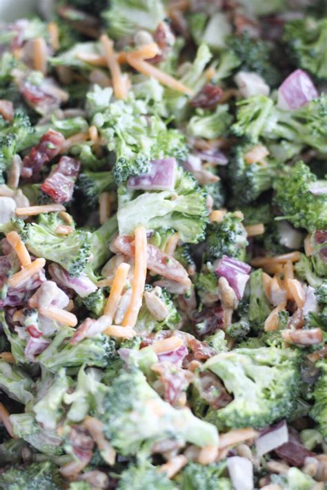 Keto Broccoli Salad Low Carb No Sugar Recipe Broccoli Salad