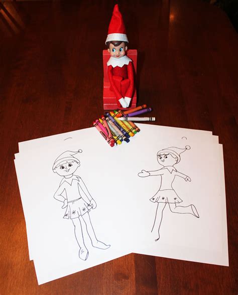 Elf On The Shelf Drawing Ideas Deepest Blogged Custom Image Library
