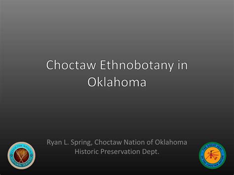 Ppt Choctaw Ethnobotany In Oklahoma Powerpoint Presentation Free