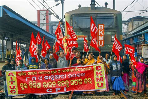 Protest Two Day Strike By Unions To Force A Nationwide Shutdown Is