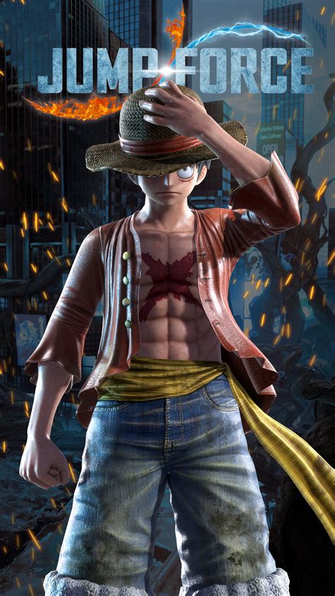 Jump Force Luffy Wallpapers Cat With Monocle