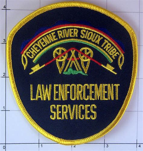 South Dakota Cheyenne River Sioux Tribe Law Enforcement Service Patch