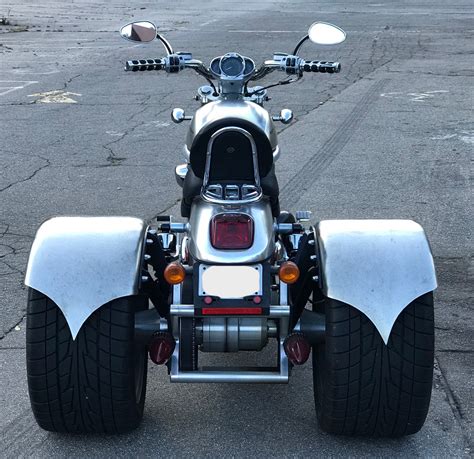 Penny S Harley Davidson V Rod Frankenstein Trike Built With A Trike Conversion Kit From