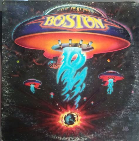 Boston Debut Album Self Titled Album Vintage Record Album Etsy Boston Album Rock Album