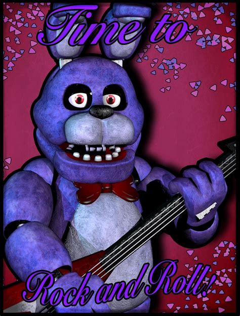 Fnaf 1 Restaurant Poster Time To Rock And Roll By Lillytherenderer
